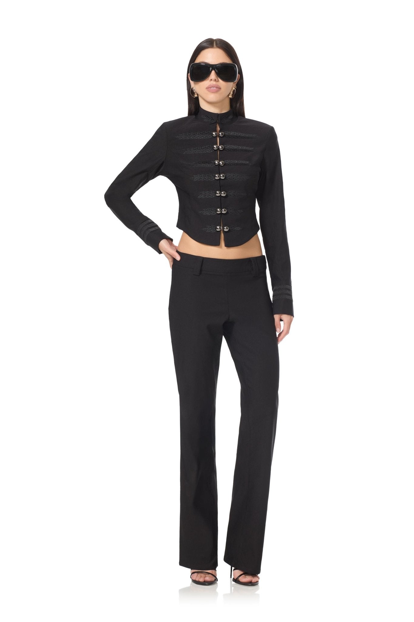 Lucci Flare Pant - Noir - AFRM