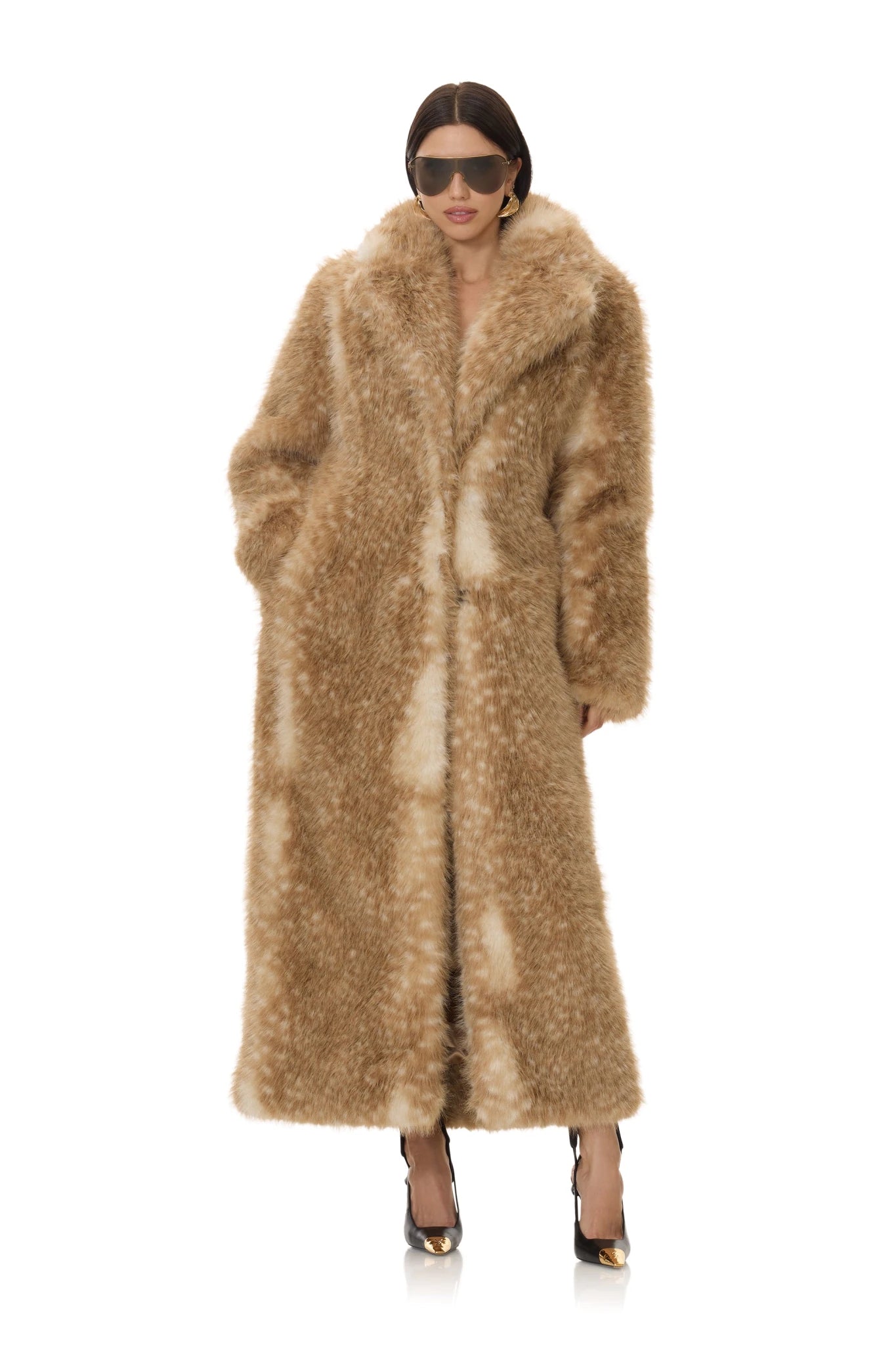 Malia Fur Coat - Bambi Fur - AFRM