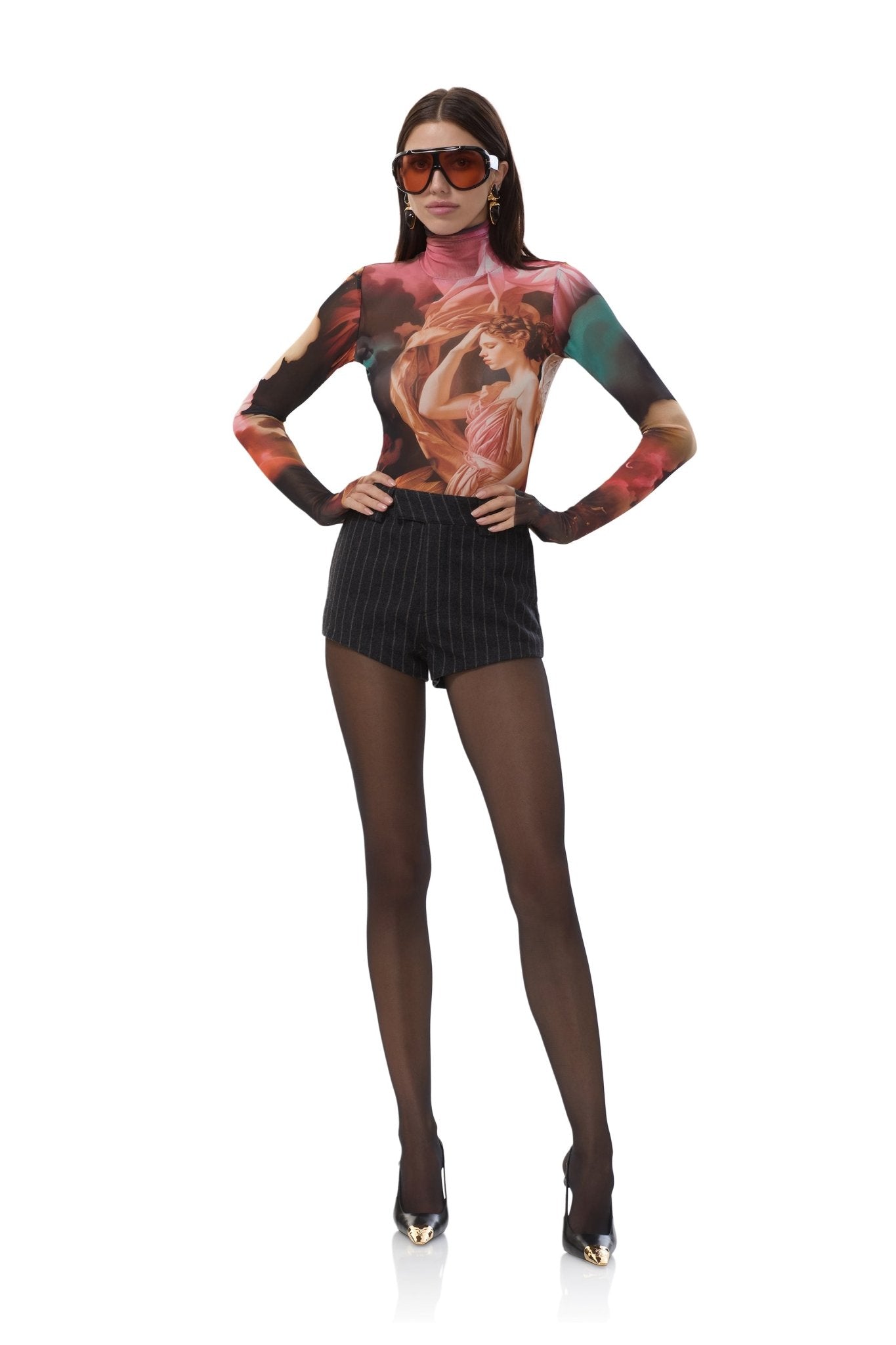 Minsk Hot Short - Dark Grey Stripe - AFRM