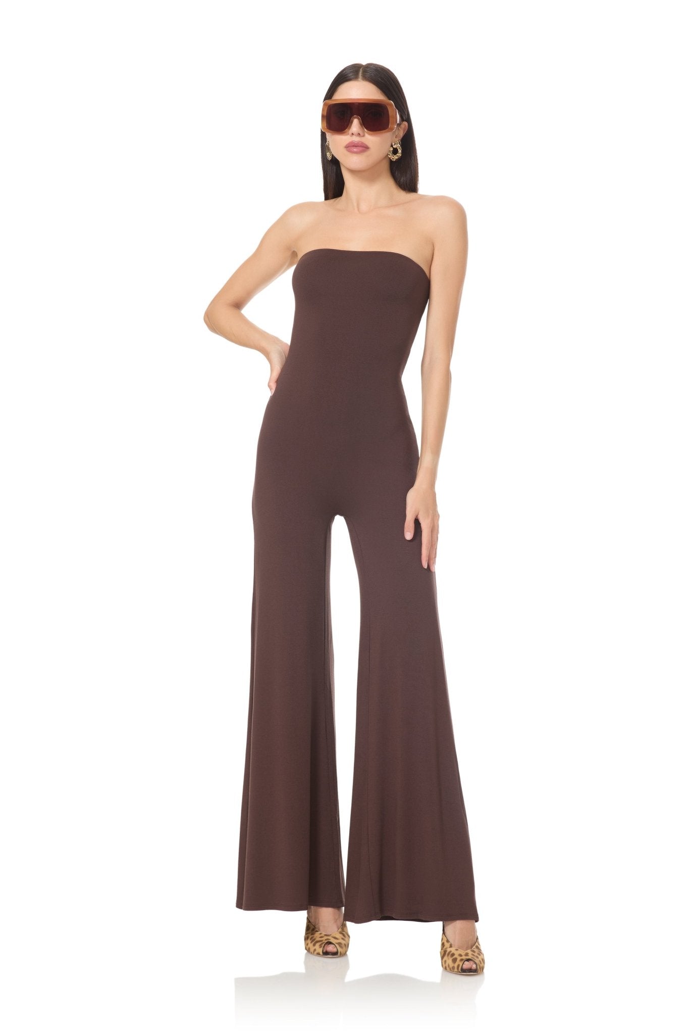Nicola Jumpsuit - Espresso - AFRM