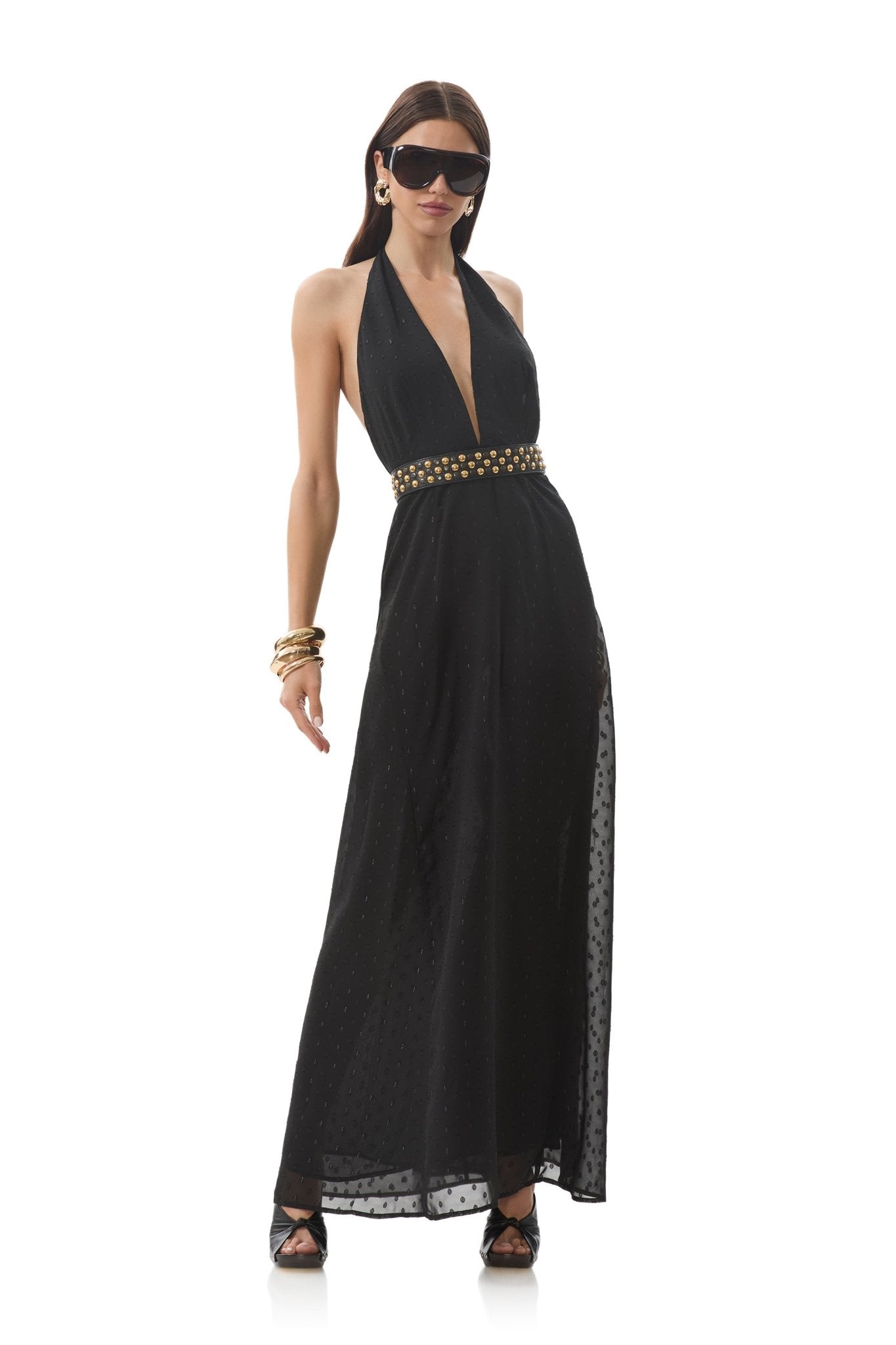 Odenah Dress - Noir - AFRM