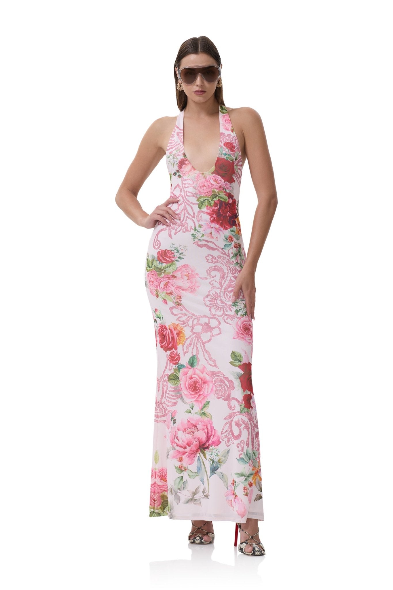 Paisleigh Dress - Wing Rose - AFRM