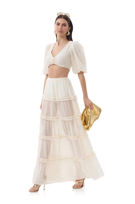 Sabina Skirt - Gardenia - AFRM