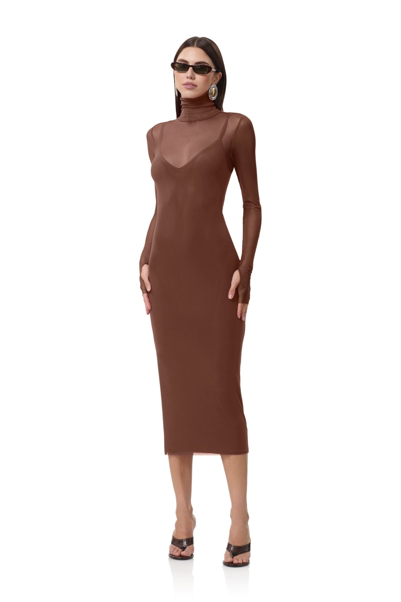 Shailene Dress - Cappuccino - AFRM
