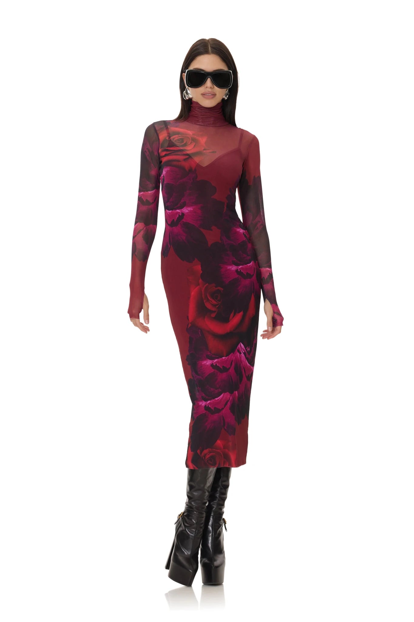 Shailene Dress - Glow Rose - AFRM
