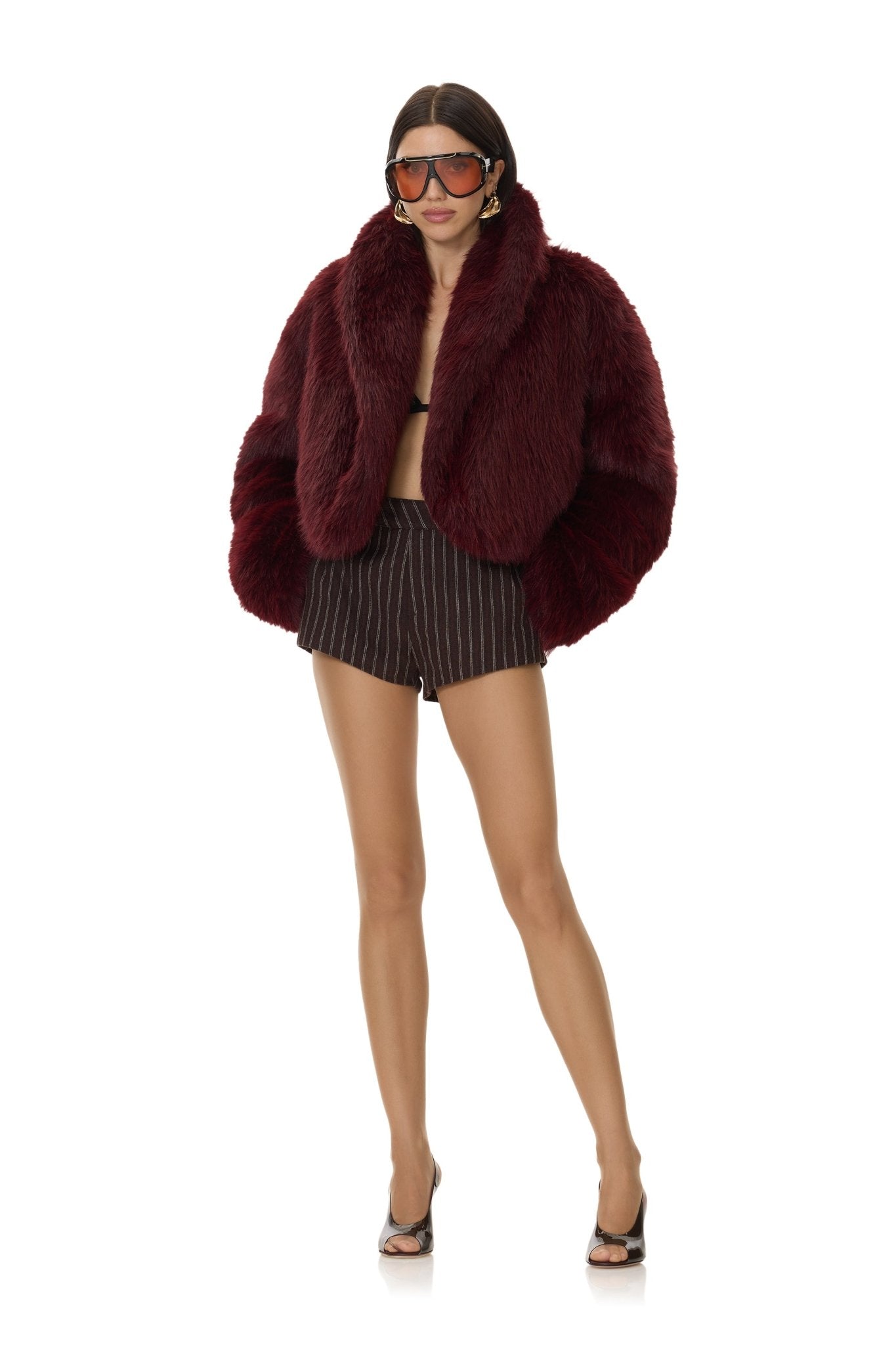 Stephanie Fur Jacket - Port Royal - AFRM