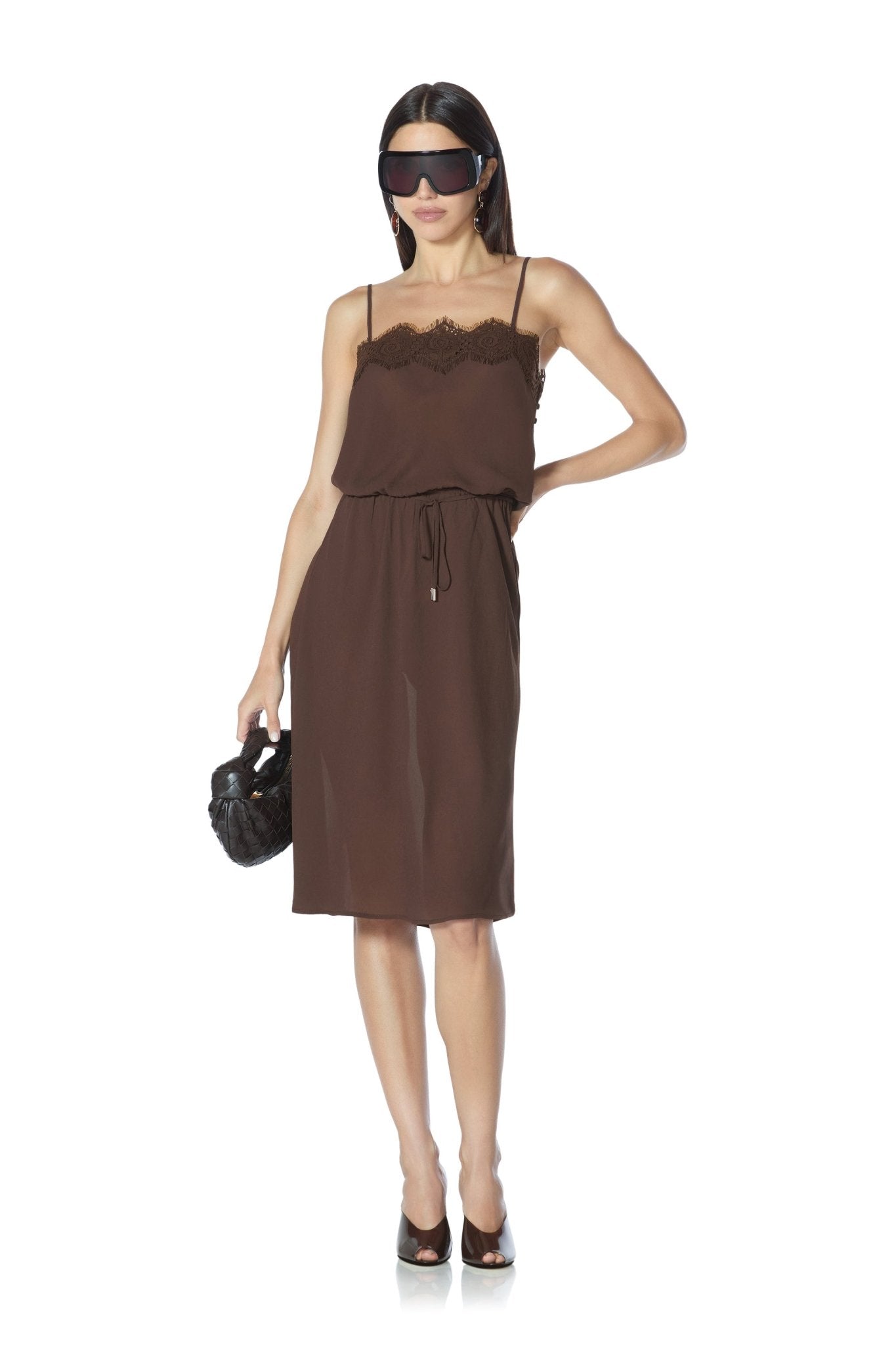 Tabitha Dress - Espresso - AFRM