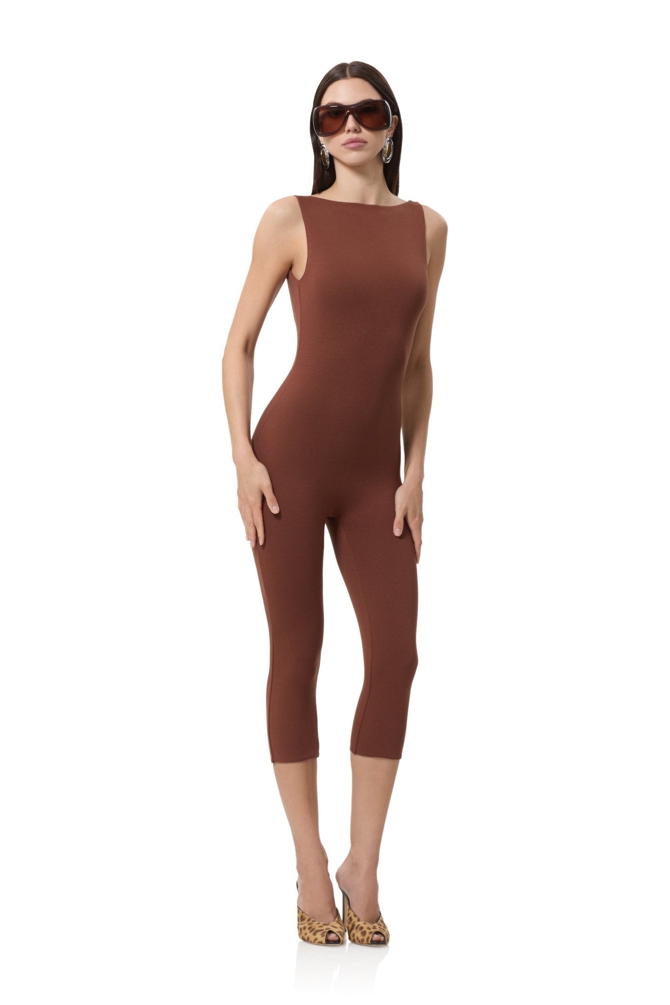 Tahlia Catsuit - Cappuccino - AFRM