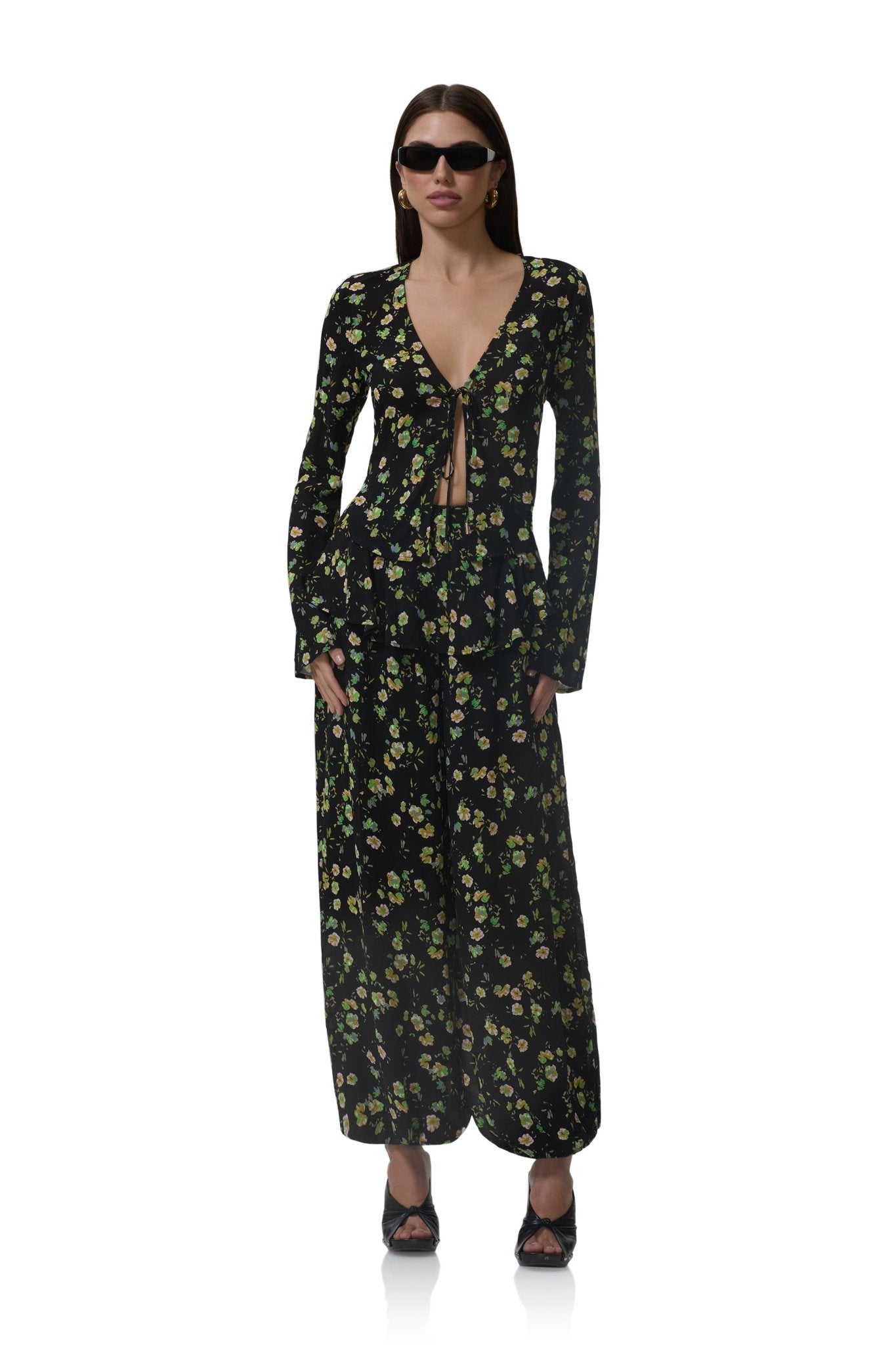 Tyra Top - Citrus Ditsy - AFRM