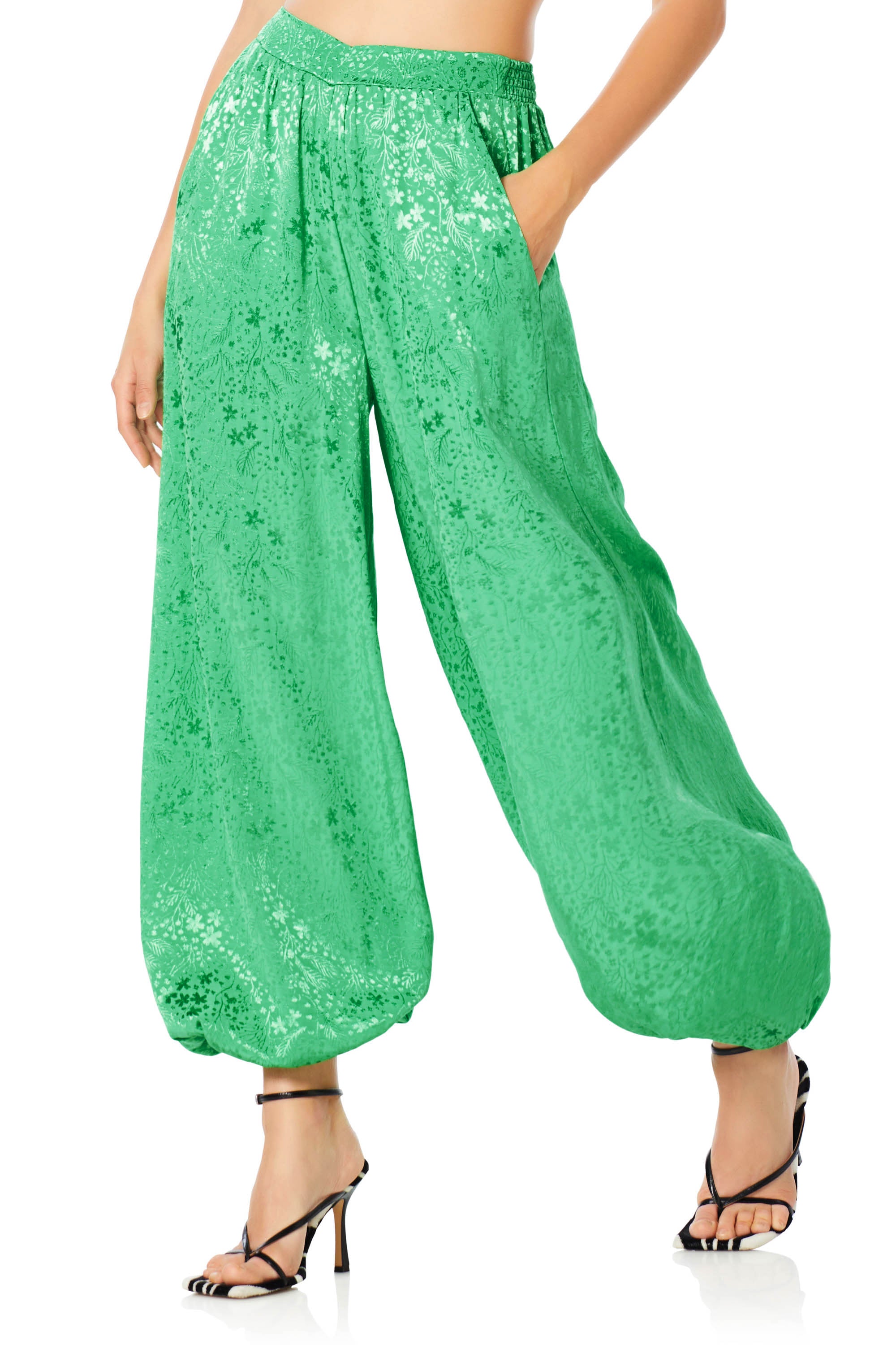 タ付 WIND AND SEA Balloon Tech Pants Green-